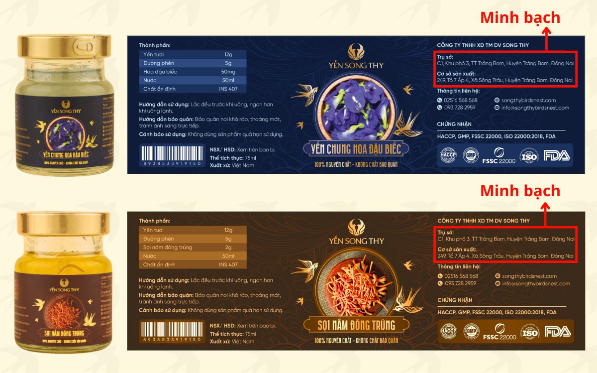 Người dùng nên theo dõi các thông tin về các chứng từ hợp lệ có liên quan đến sản phẩm để đảm bảo mua đúng yến sào chất lượng