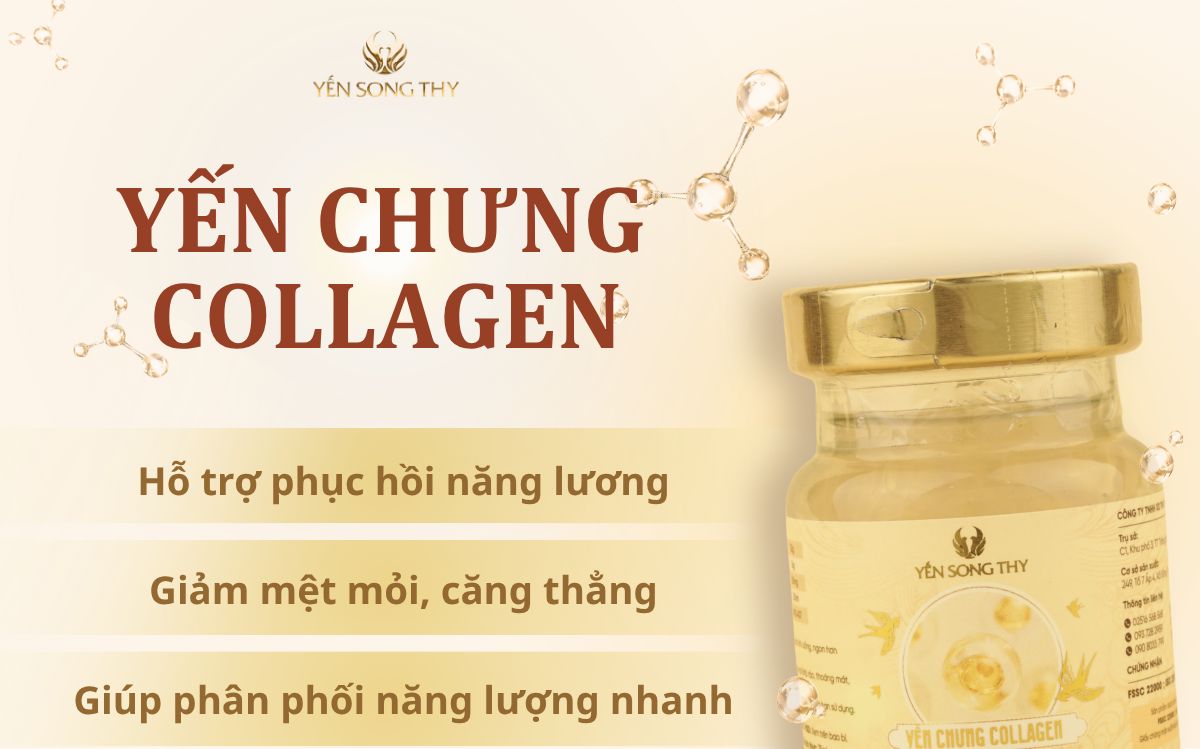 Những người cần thư giãn, giảm căng thẳng có thể sử dụng yến chưng collagen để bồi bổ