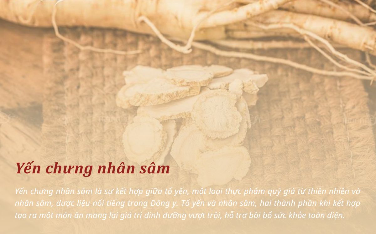 Yến chưng nhân sâm giúp cơ thể phát triển toàn vẹn hơn cả về thể chất lẫn tinh thần