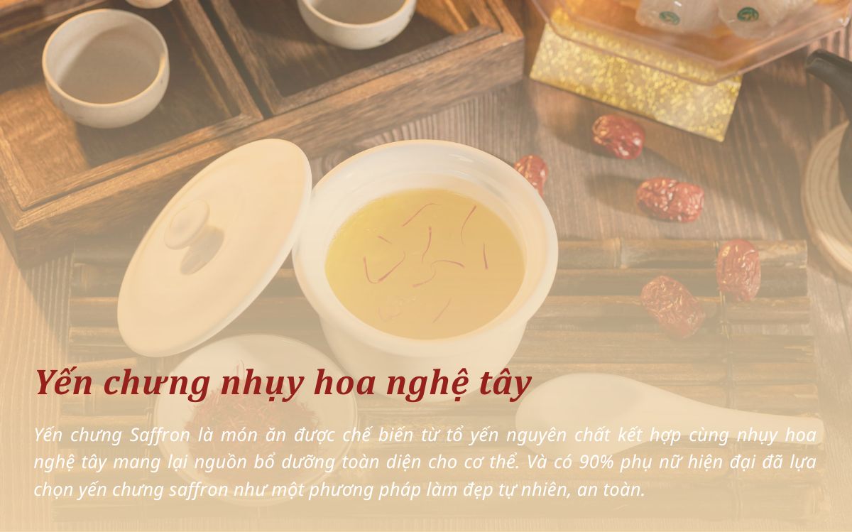 Yến sào saffron - giải pháp cho một sức khỏe bền bỉ